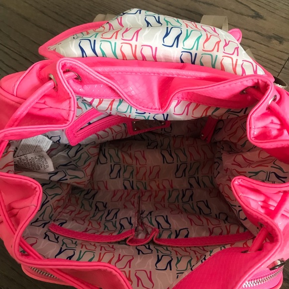 Nine West Backpack Neon Pink - Picture 4 of 6